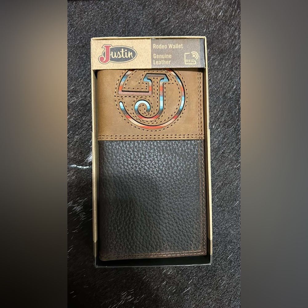 Justin Rodeo Wallet Genuine Leather
